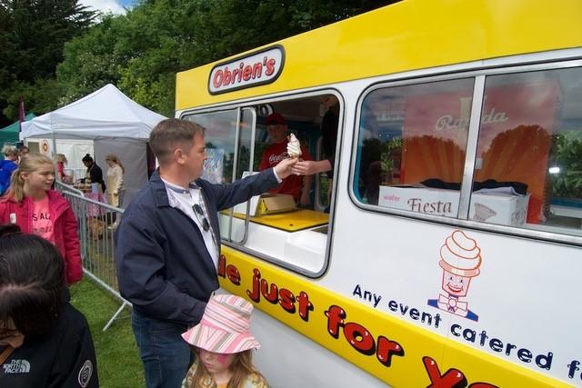 Food Trucks at Flavours of South Dublin Food and craft village.