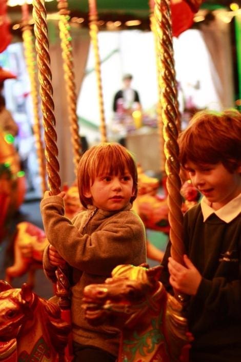 Carousel at the Dockland Christmas Festival Event and festival management