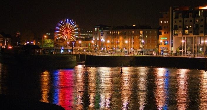 Ferris wheel from the river Shannon Halloween Spooktacular Festival - Live Entertainment and festival Management