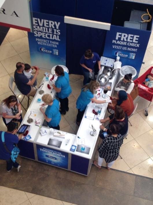 Wrigley’s Extra Tooth booth – Roadshow Setup